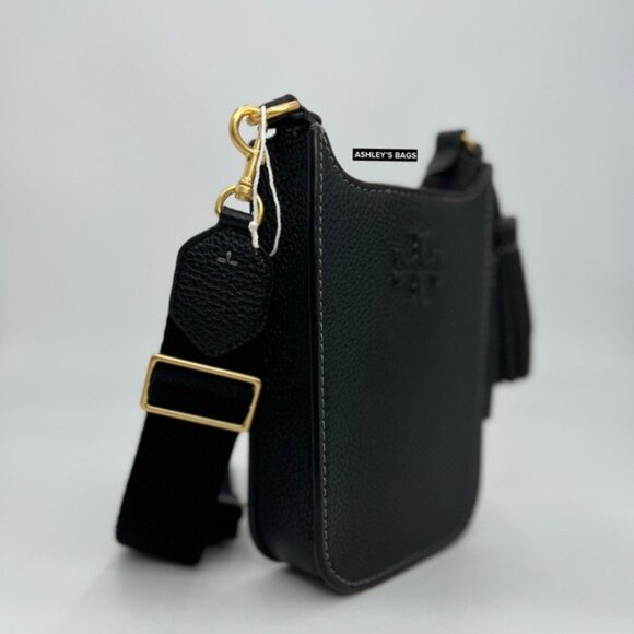 Tory Burch Thea Cellphone Crossbody In Black - Picture 4 of 10